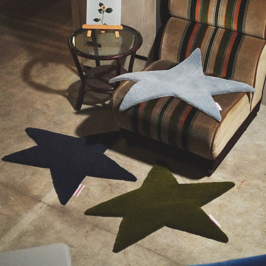NERD STAR RUG - KHAKI