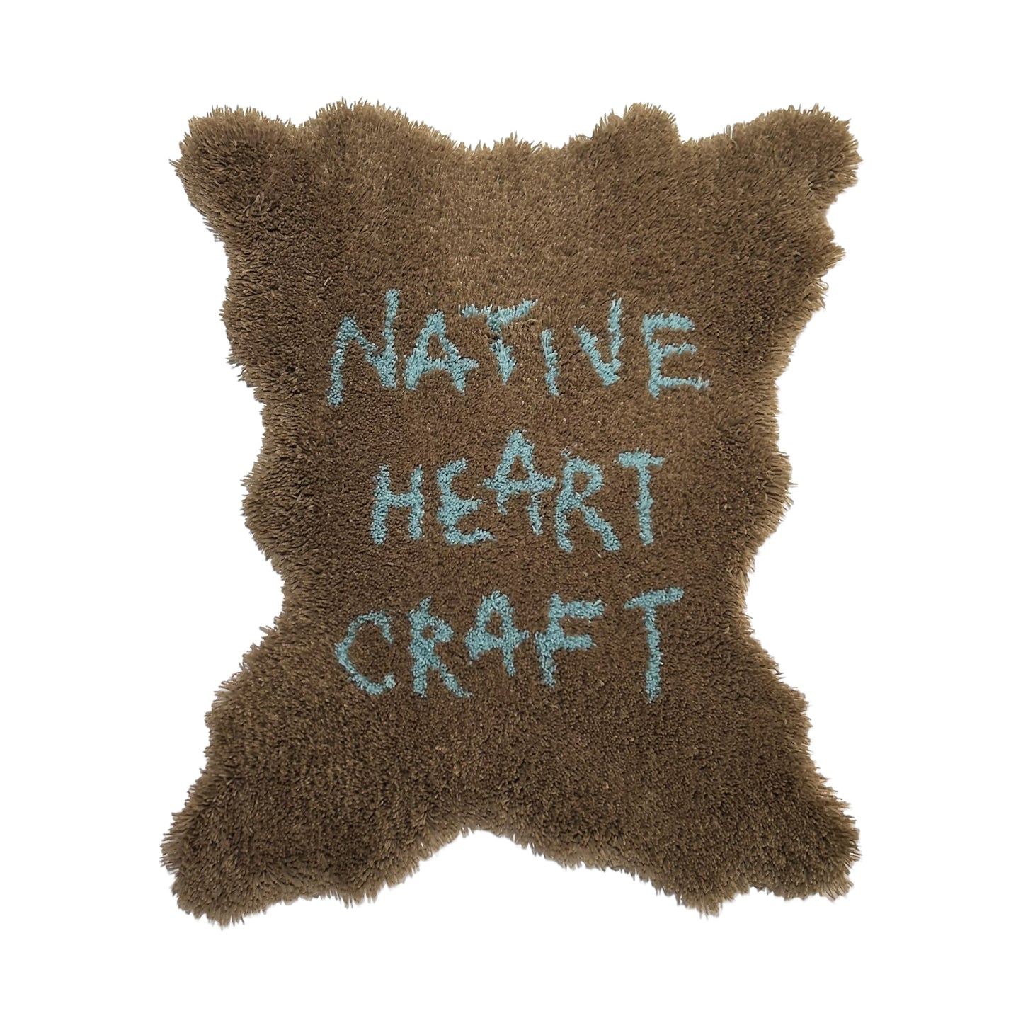 NHC FUR RUG - BROWN
