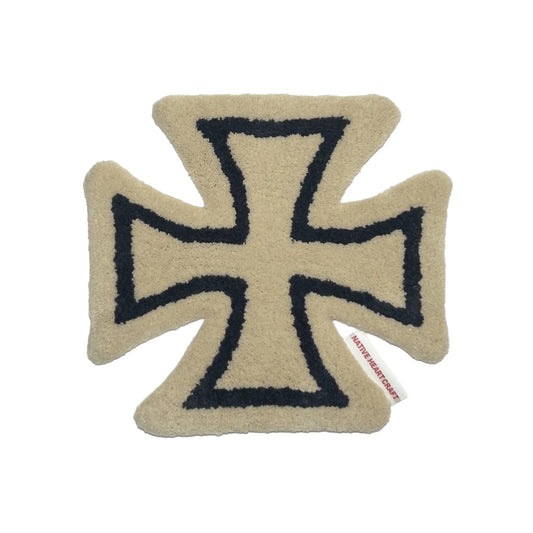CROSS CHAIR RUG - BEIGE
