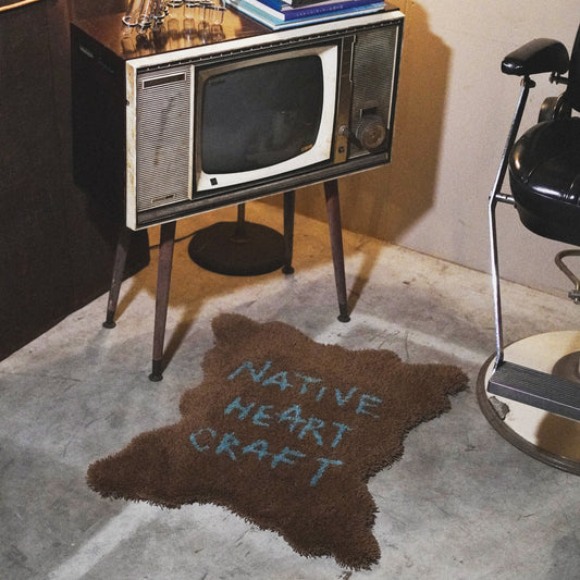 NHC FUR RUG - BROWN