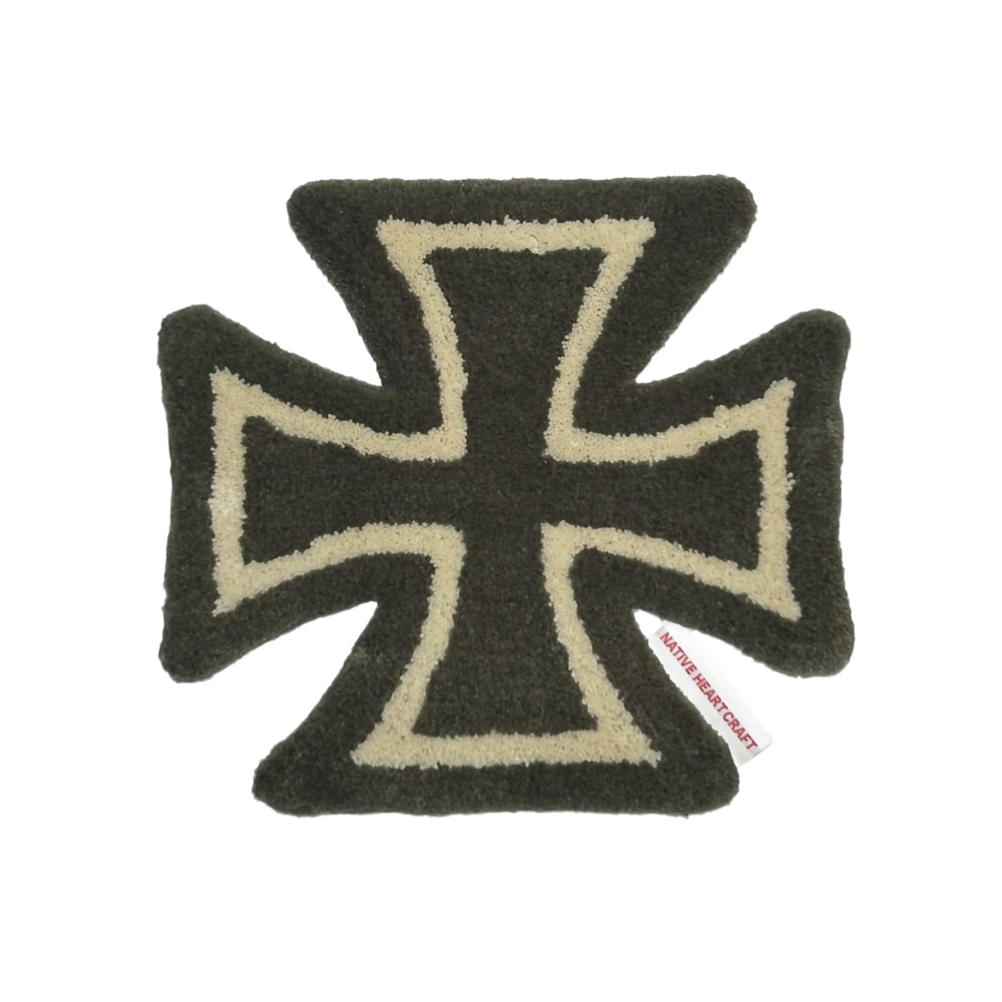 CROSS CHAIR RUG - KHAKI