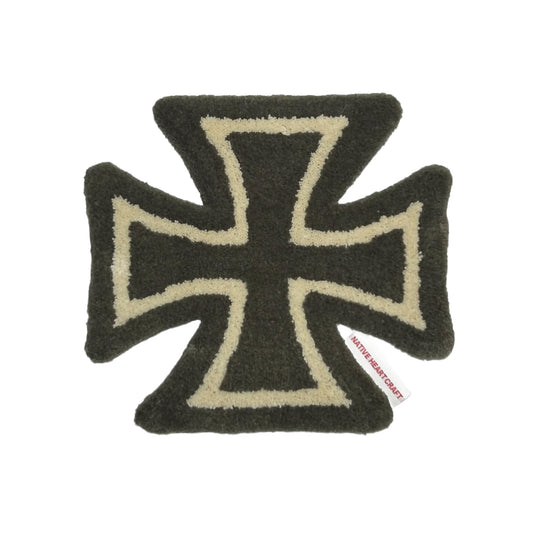 CROSS CHAIR RUG - KHAKI