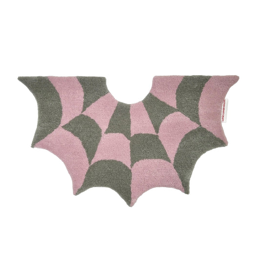 WEB CHECK RUG - PINK
